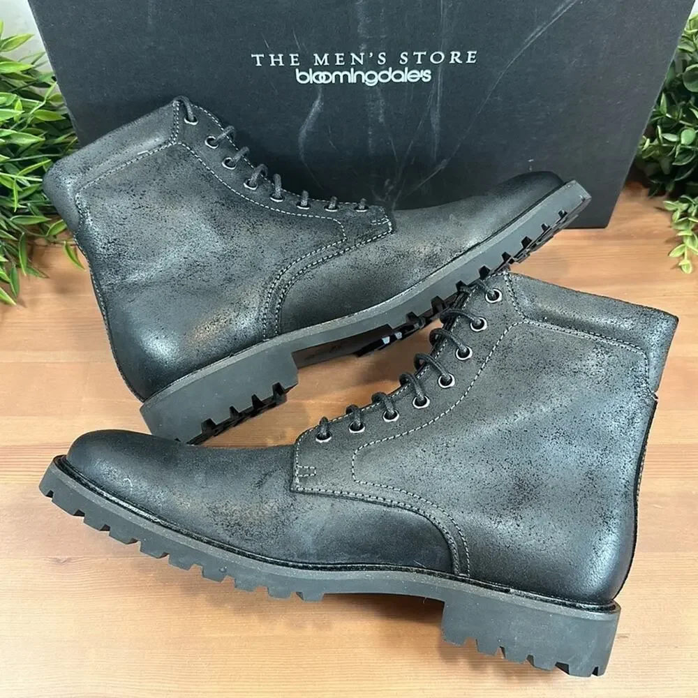 The Men's Store at Bloomingdale's Men's Plain Toe Boots Size 8.5‎